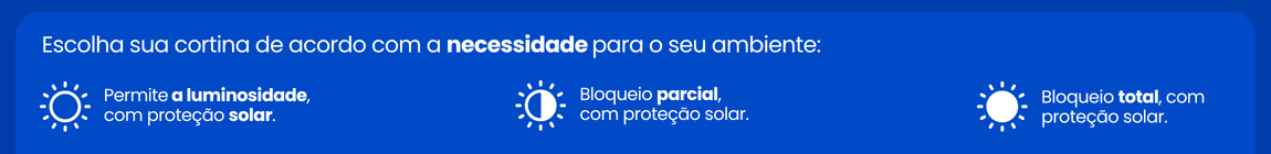 Banner cortinas que permitem luminosidade